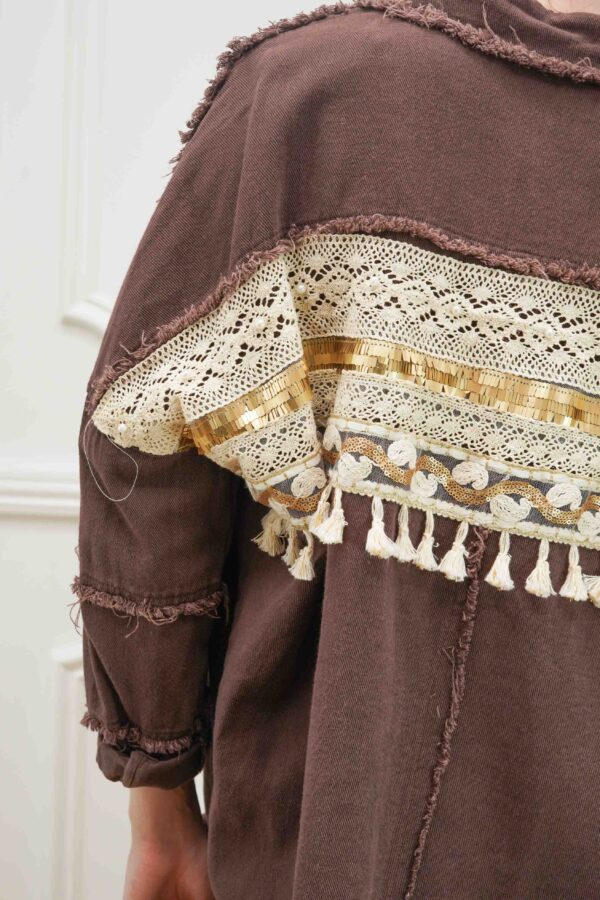 Veste Thelma -  Chocolat – Image 3