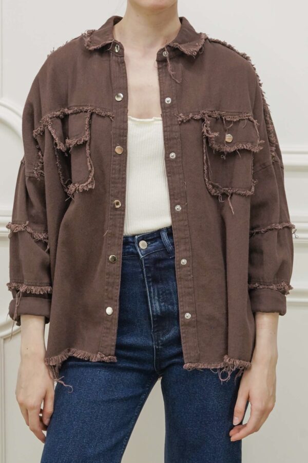 Veste Thelma -  Chocolat – Image 4