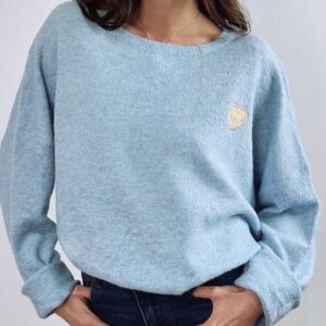 Pull Eden - Bleu ciel