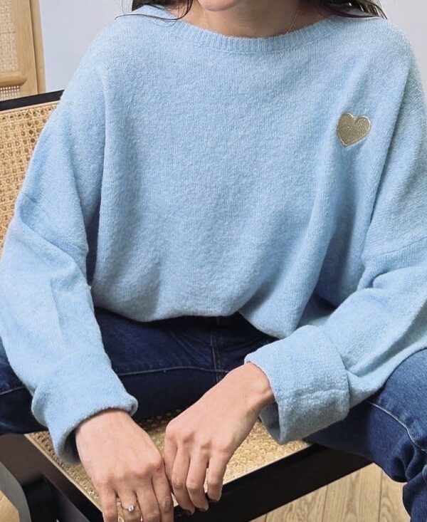 Pull Eden - Bleu ciel – Image 3