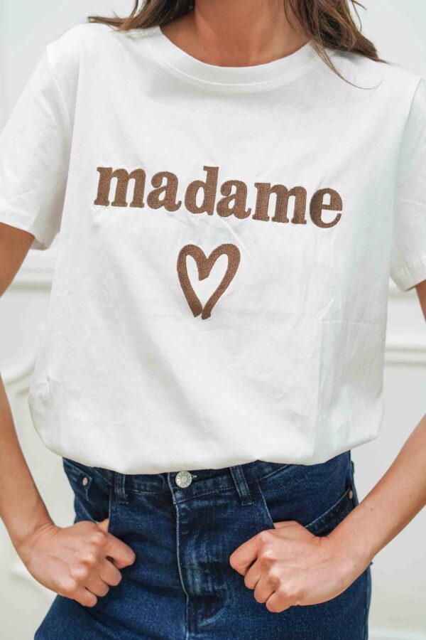T-shirt Madame Blanc – Image 3