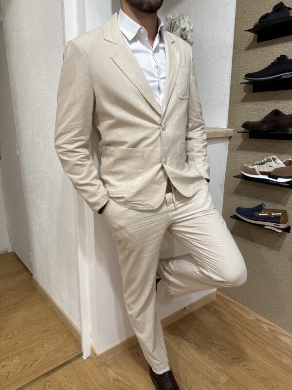 Pantalon Lorenzo Beige – Image 3