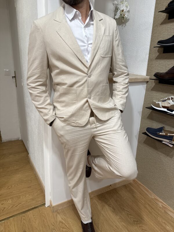 Pantalon Lorenzo Beige – Image 2