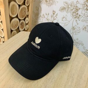Casquette AMOUR Noir/Ecru