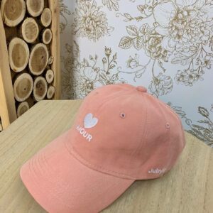 Casquette AMOUR Rose