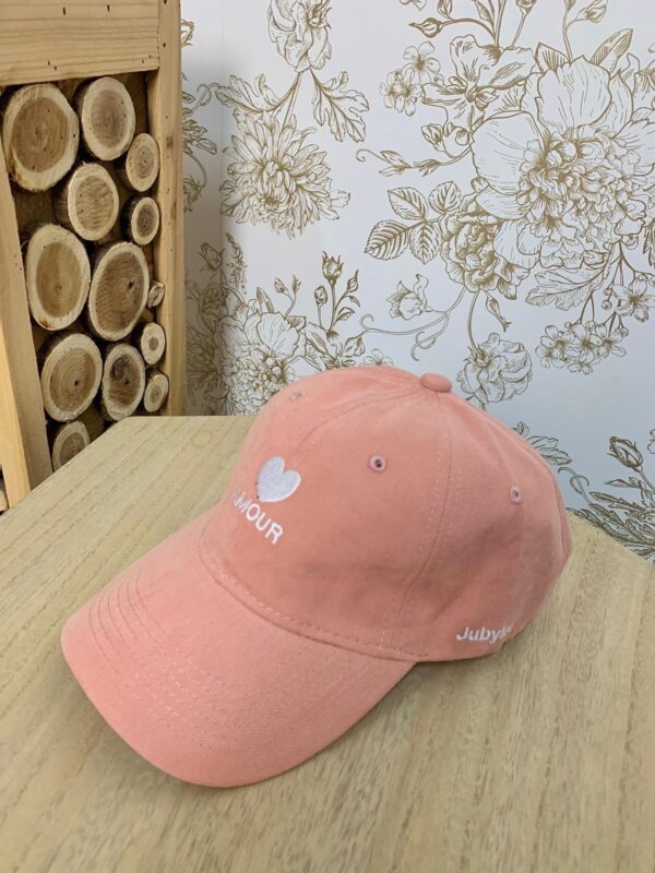 Casquette AMOUR Rose