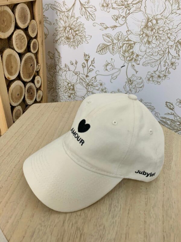 Casquette AMOUR Blanc/Noir