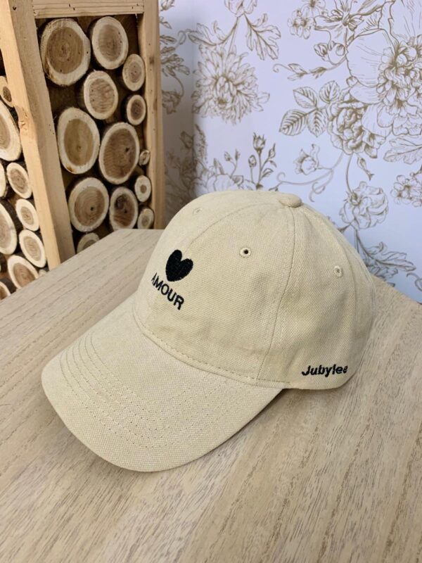 Casquette AMOUR Beige/Noir