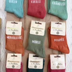 Chaussettes à paillettes