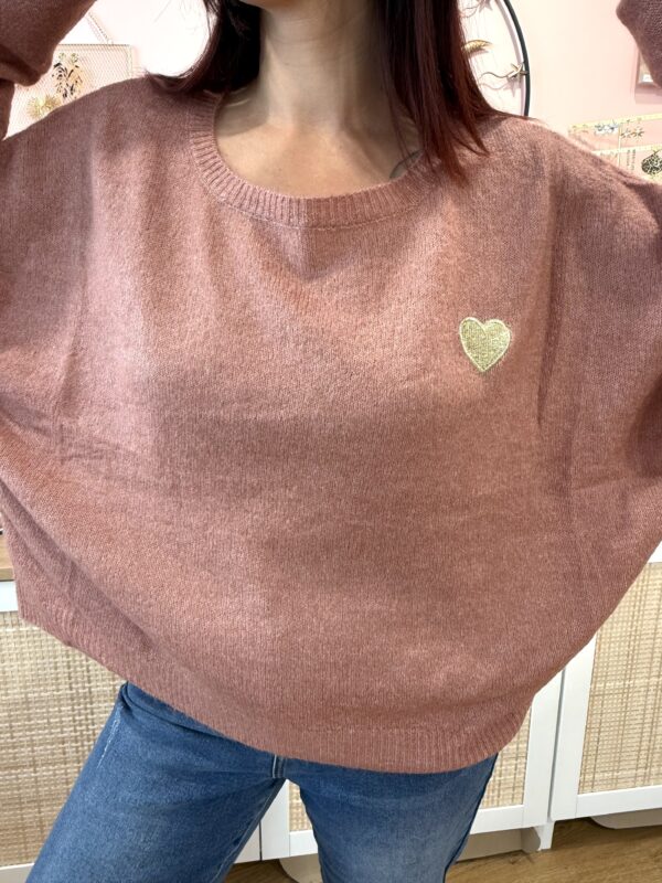 Pull Eden - Vieux rose – Image 4