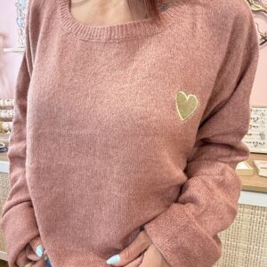 Pull Eden - Vieux rose