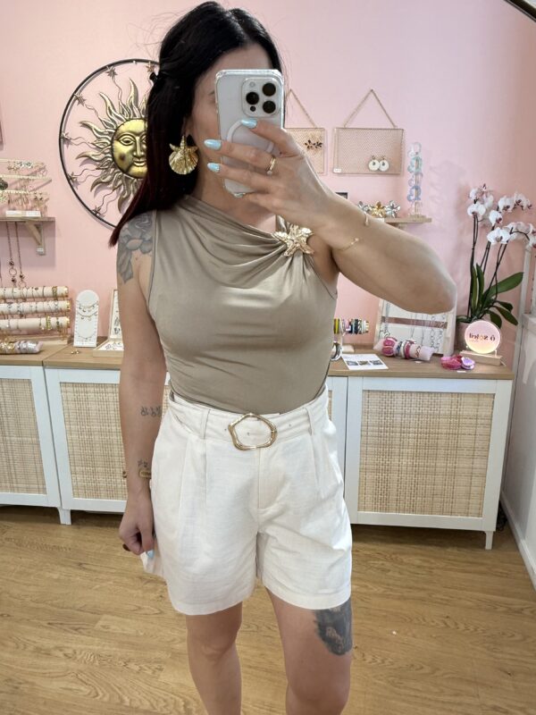 Top Olympe - Beige – Image 6