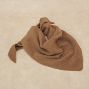 Châle triangle Sienna - Camel (petit format)