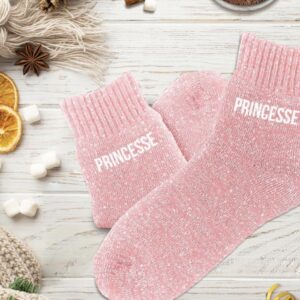 Chaussettes polaires à paillettes "Princesse"