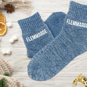 Chaussettes polaires à paillettes "Flemmarde"