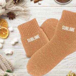 Chaussettes polaires à paillettes "Sublime"