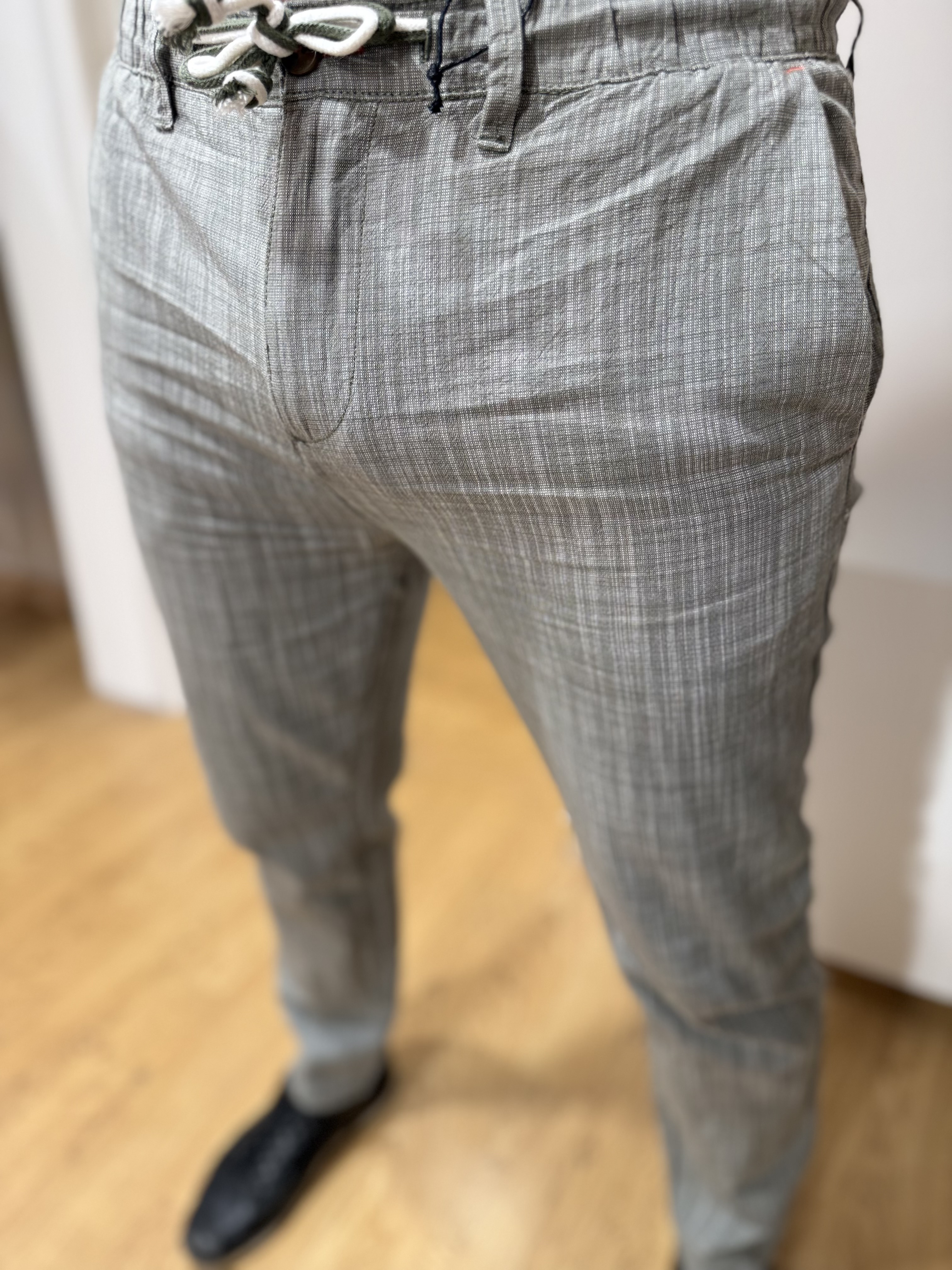 Pantalon Alessio - Gris Vert – Image 2